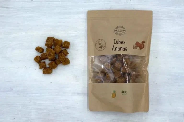 Ananas Cubes getrocknet Bio 300gr - Image 3