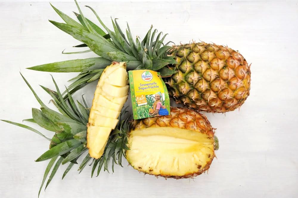 Ananas „Smooth Cayenne“ Flugware Kipepeo Bio Fair Trade - Image 3