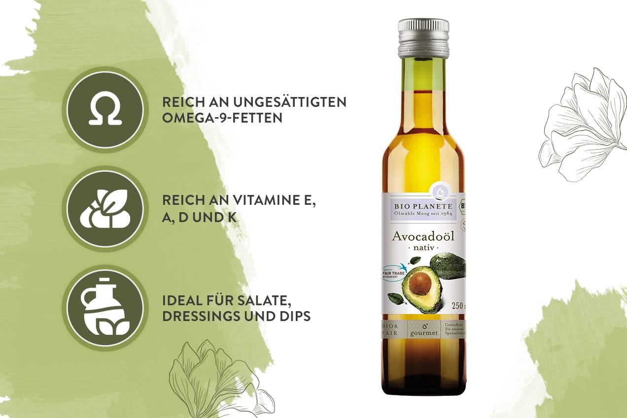 Avocadoöl nativ Bio