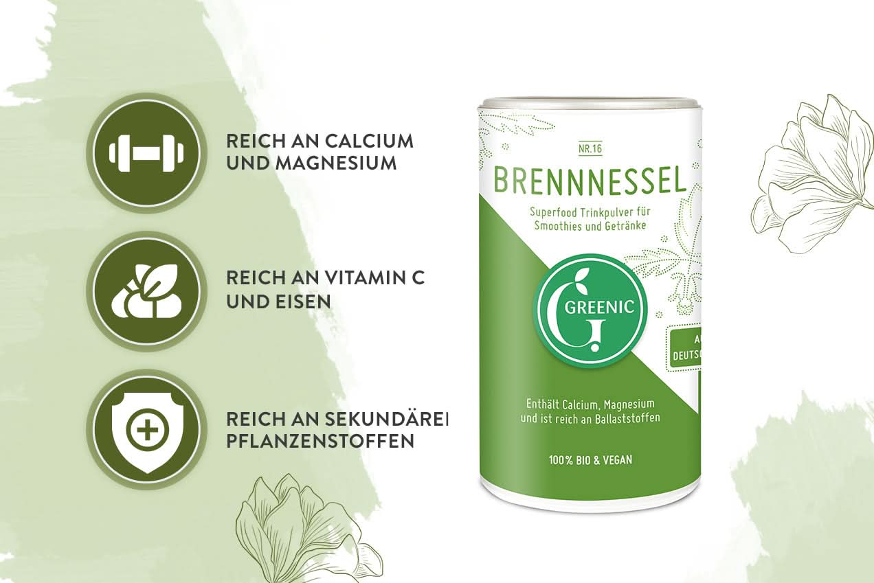 Brennessel Trinkpulver Bio