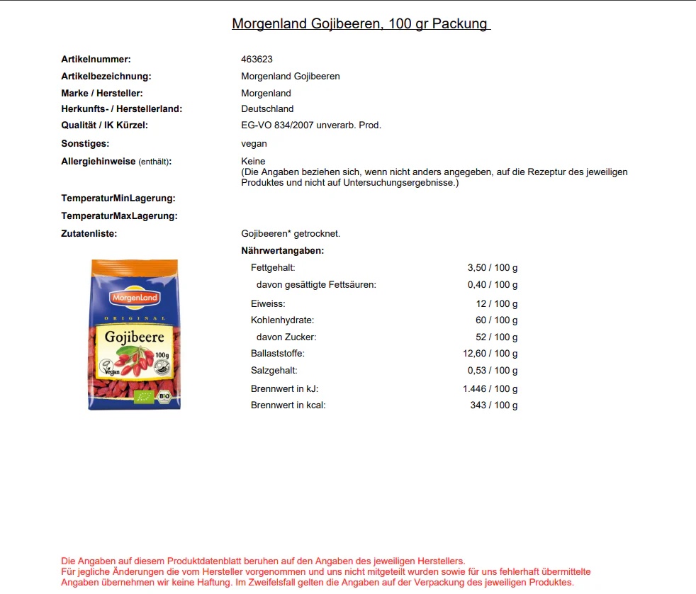 Bio Gojibeeren 100g - Image 3