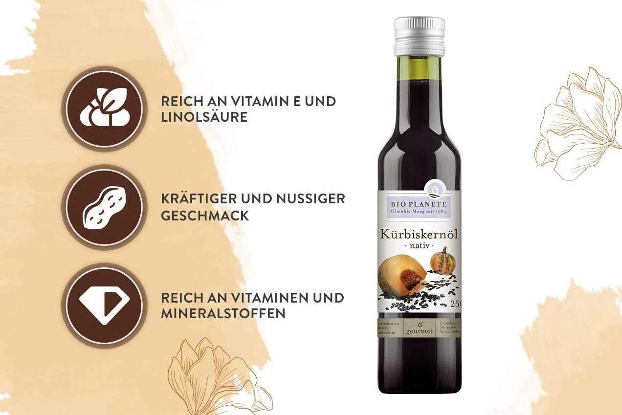 Kürbiskernöl nativ Bio