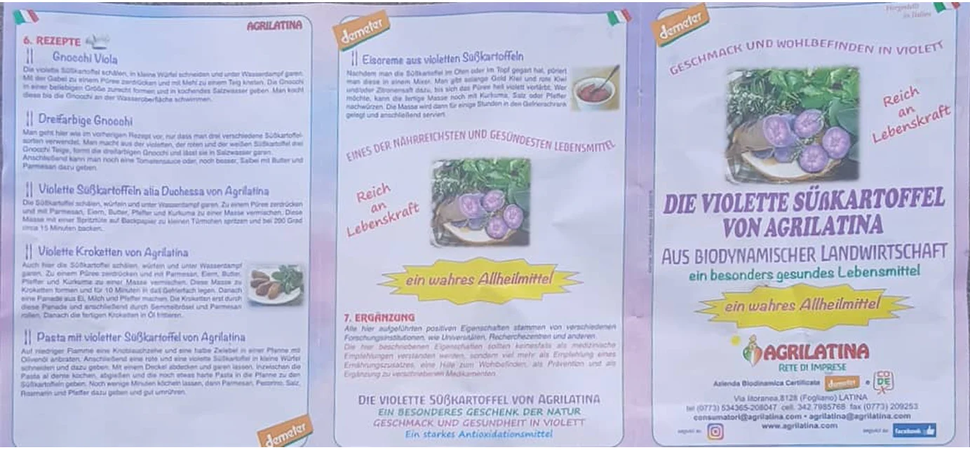 Süsskartoffel Mix Tricolore Bio & Demeter Box - Image 5