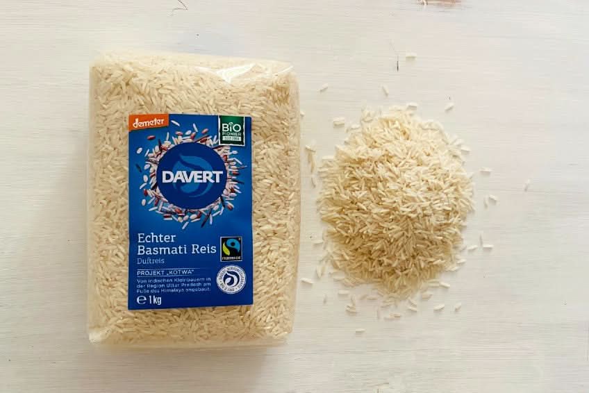 Davert Echter Basmati Reis Demeter Fair Trade