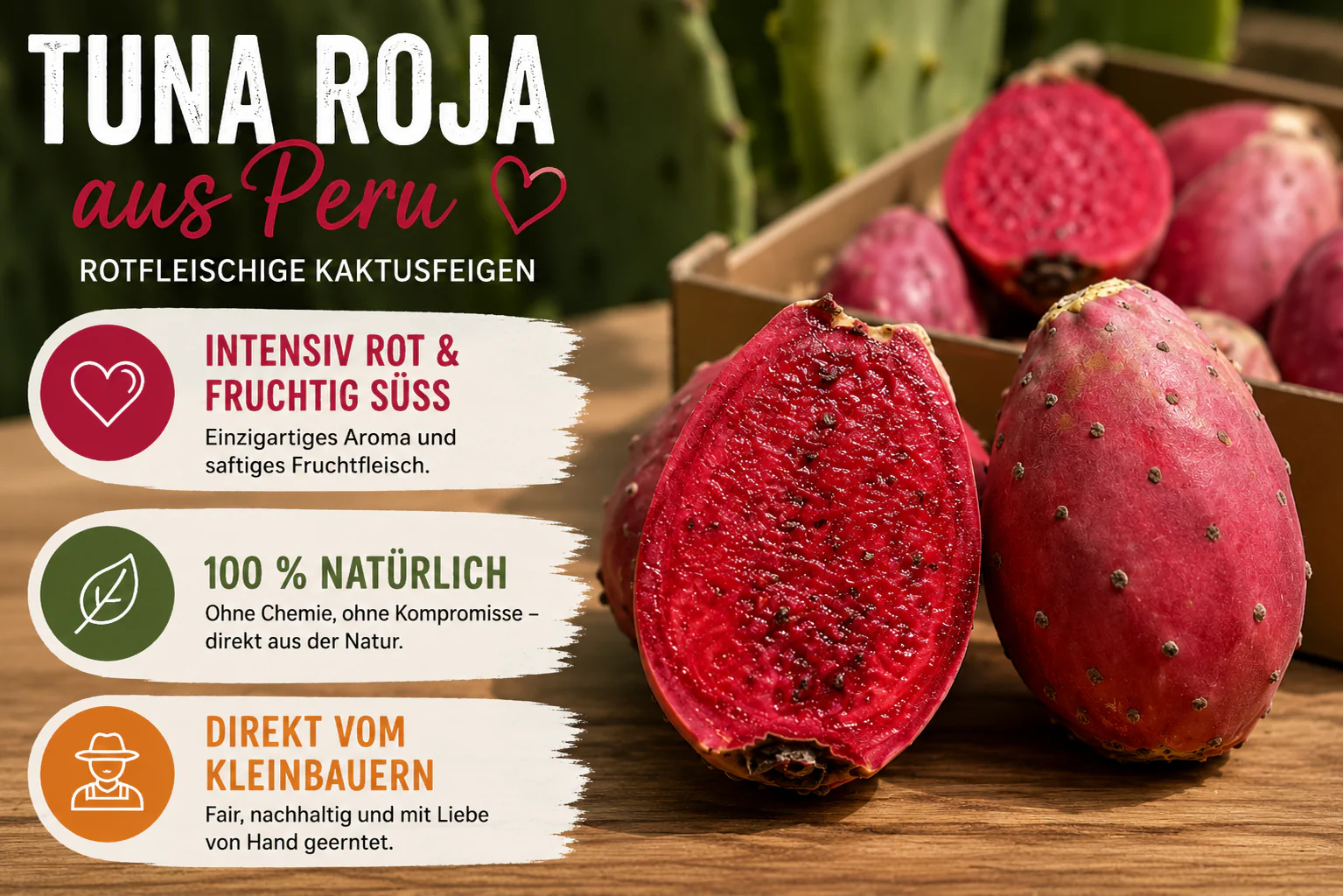 Kaktusfeigen rot (Tuna roja) - Image 3
