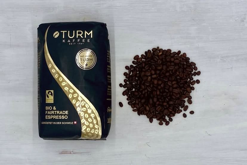 TURM Kaffee, Espresso, ganze Bohne, Beutel